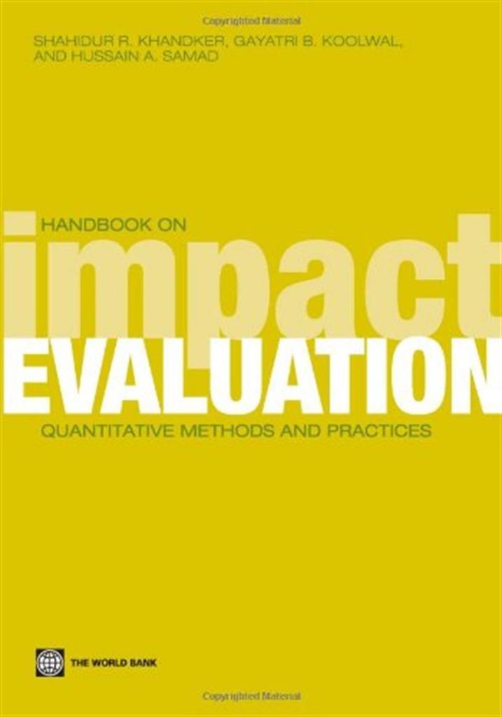 handbook on impact evaluation (khandker, koolwal, samad)