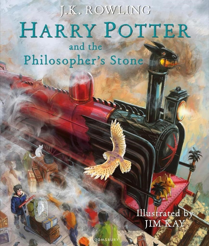 Harry Potter and the Philosopher's Stone: Illustrated Edition J.K. Rowling (Ciltli kapak/Hardcover-ingilizce)