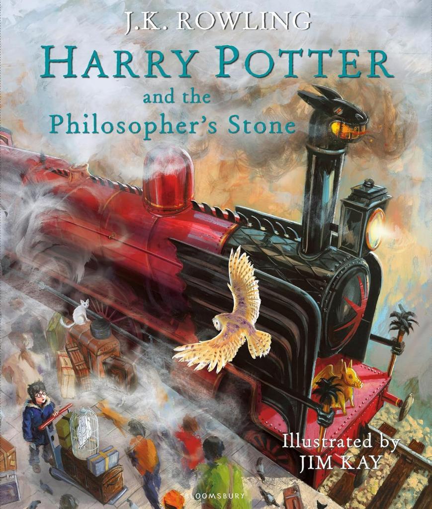 Harry Potter and the Philosopher's Stone: Illustrated Edition J.K. Rowling (Ciltli kapak/Hardcover-ingilizce)