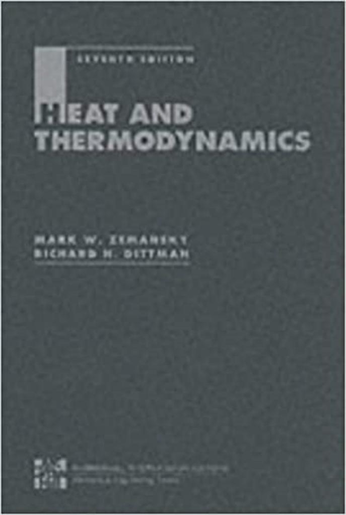heat and thermodynamics 7th seventh (zemansky, dittman) 1996