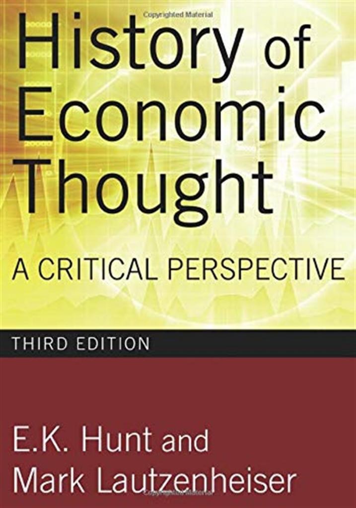 history of economic thought 3rd (hunt, lautzenheiser)