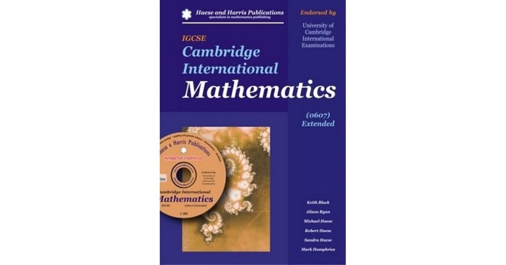 IGCSE cambridge international mathematics (black, ryan, haese)