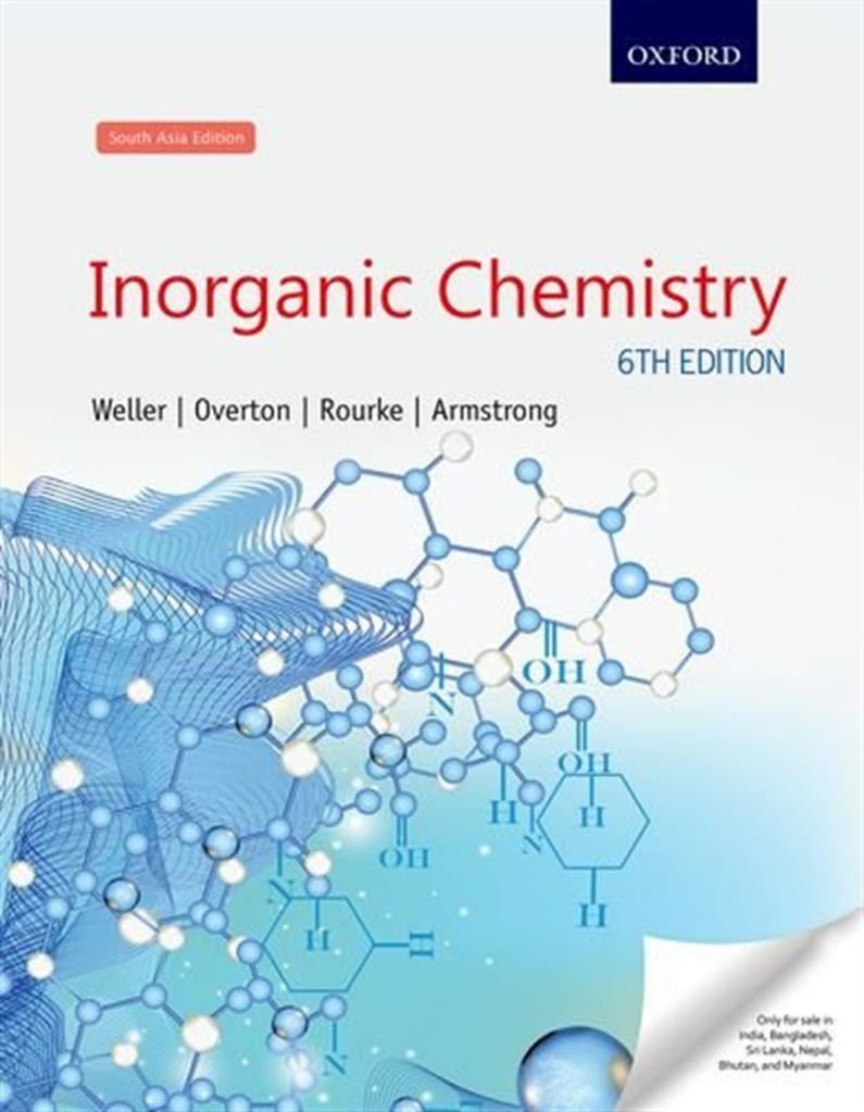 inorganic chemistry 6th (shriver, weller, overton, rourke, armsatrong)