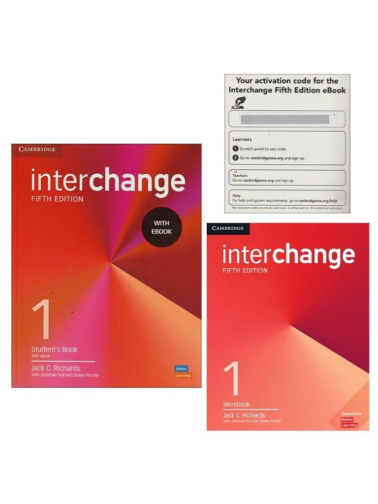 Interchange 1 Fifth Edt. Student's Book+Workbook+Access Code