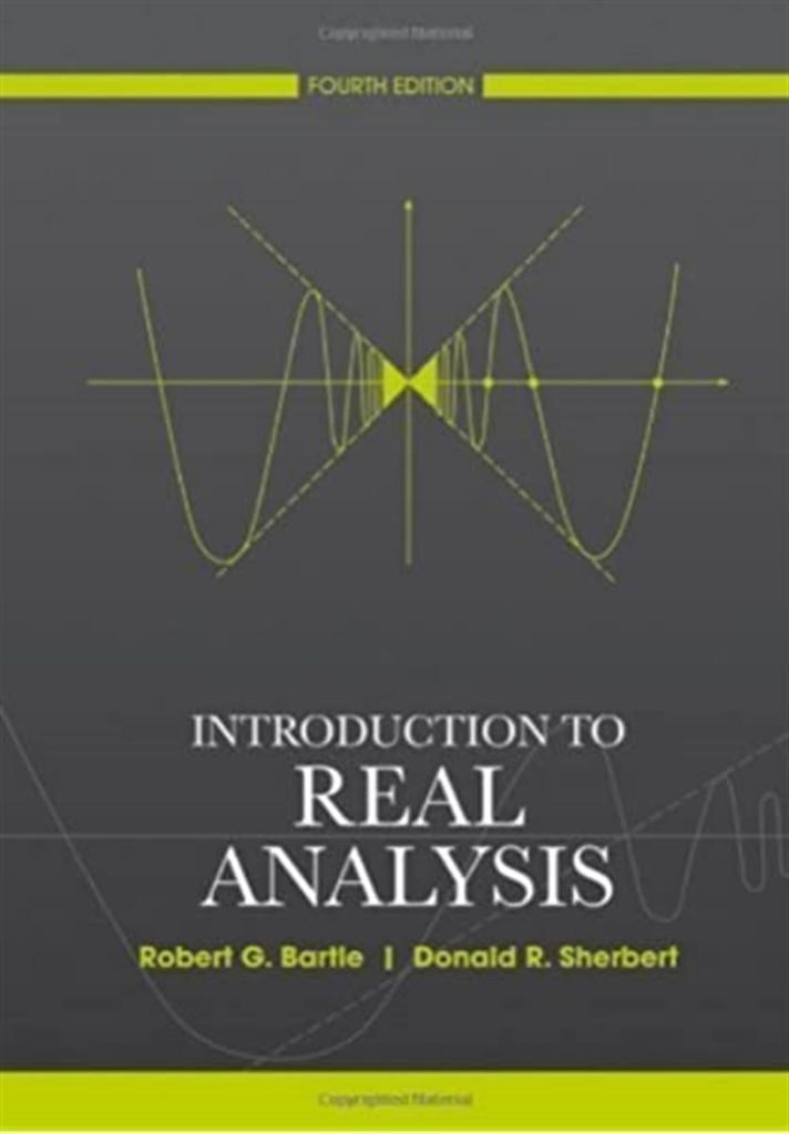introduction to real analysis 4th (robert bartle, donald sherbert)