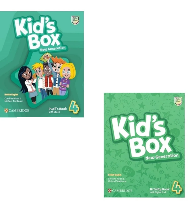 Kid's Box New Generation Level 4 Pupil's Book and Activity Book (Downloadable CD li versiyon – Online KOD YOKTUR)