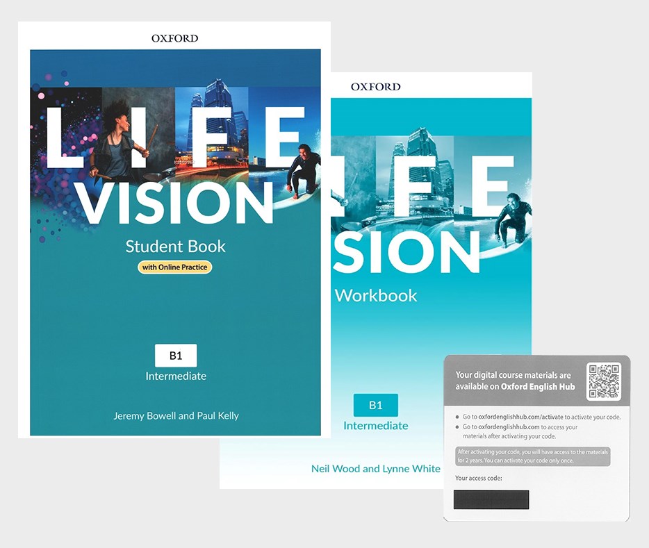 Life Vision Intermediate B1 Student Book with Online Practice + Workbook 