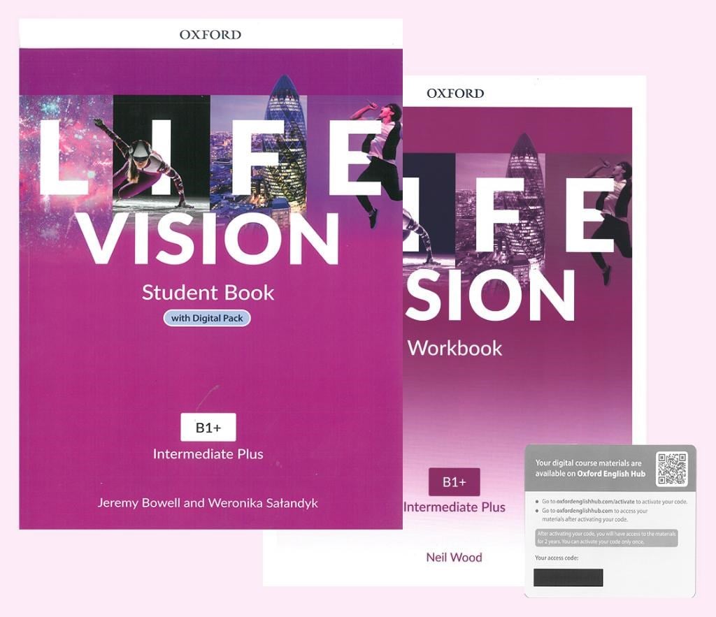Life Vision Intermediate Plus B1+ Student Book with Online Practice + Workbook 