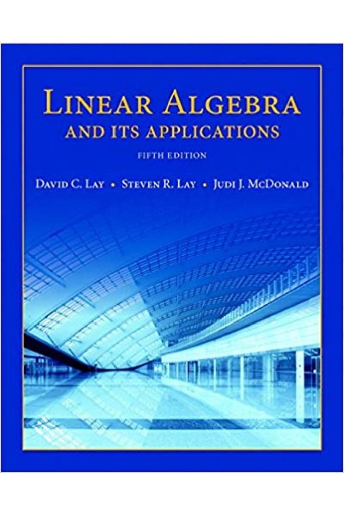linear algebra and its applications 5th (david c. lay)