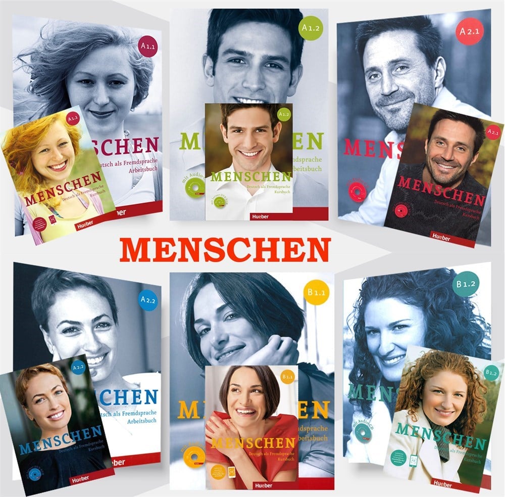 Menschen A1.1 + A1.2 + A2.1 + A2.2 + B1.1 + B1.2 + AR Teknolojisi ile Kolay Öğrenme ( 6 lı SET )