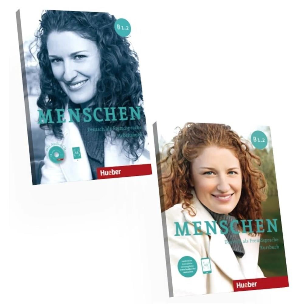 Menschen B1.2 Kursbuch und Arbeitsbuch mit Audio+ AR Teknolojisi ile Kolay Öğrenme