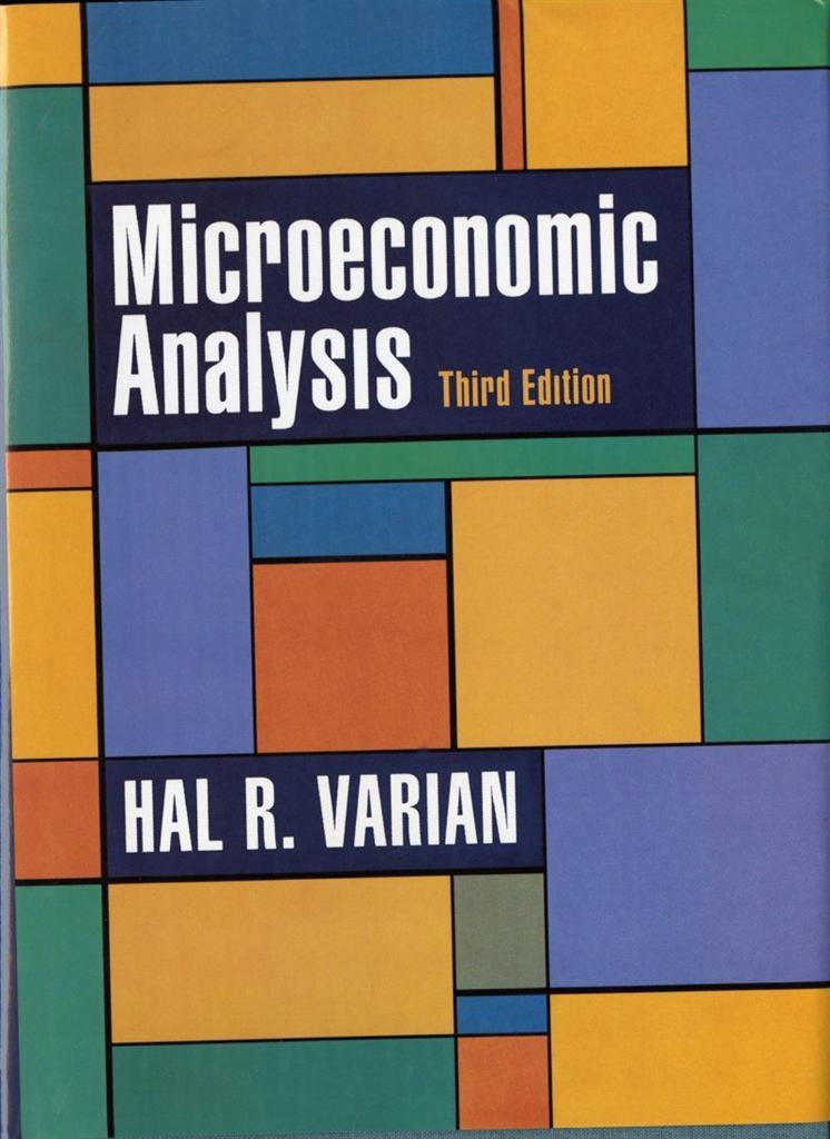 microeconomic analysis 3rd (hal r. varian)