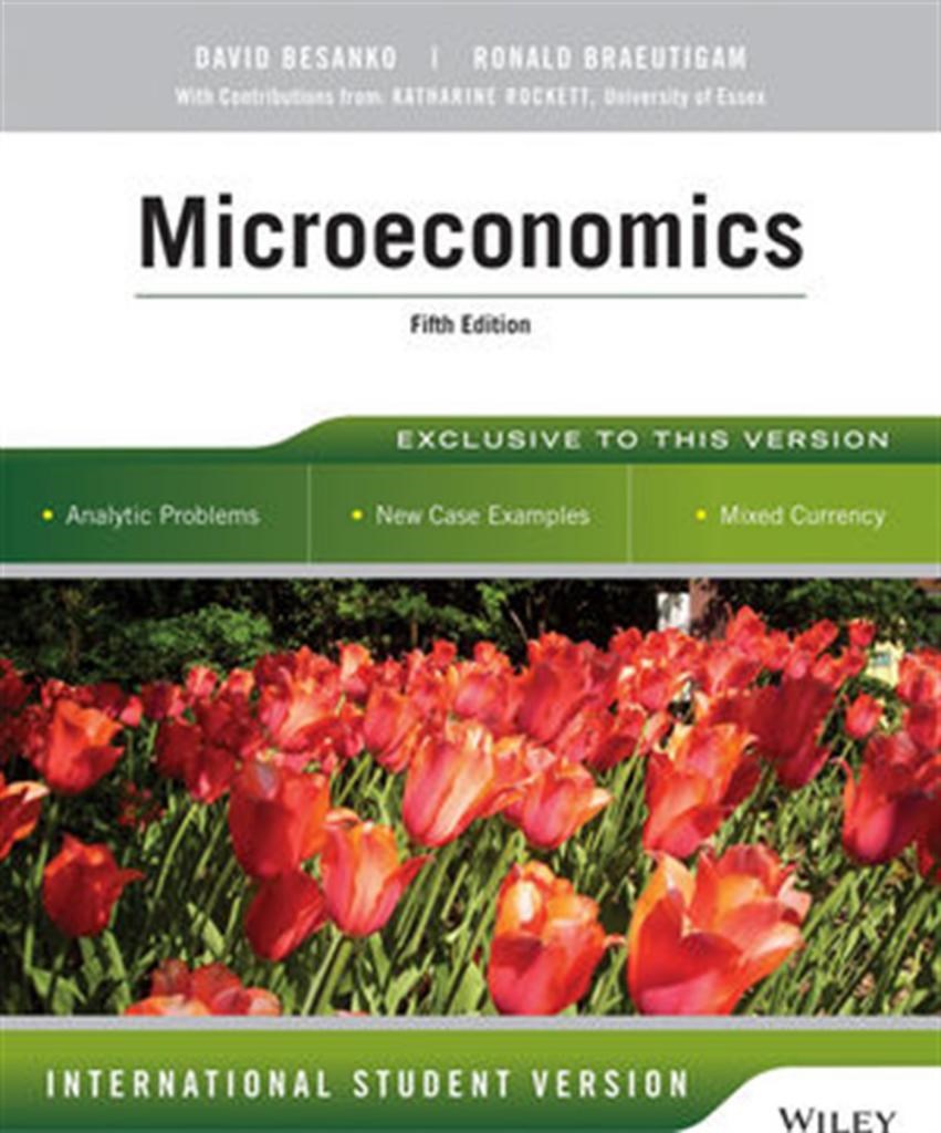microeconomics 5th (besanko, braeutigam)