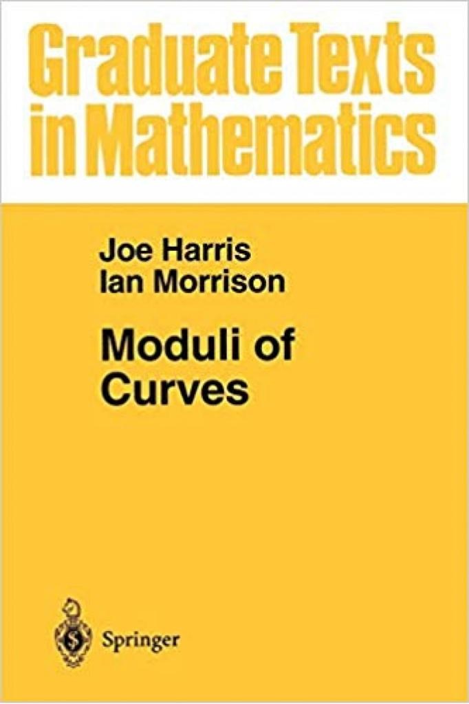 moduli of curves (harris, morrison)