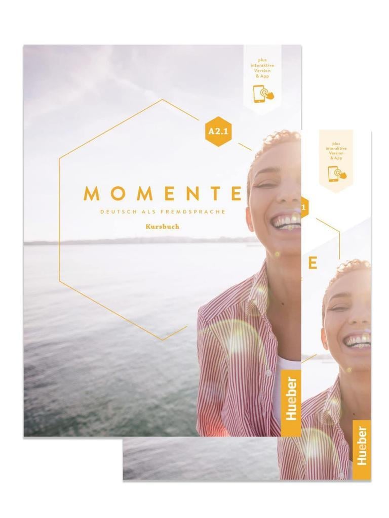 Momente A2.1 Kursbuch und Arbeitsbuch mit Plus Interactive Versiyon & App
