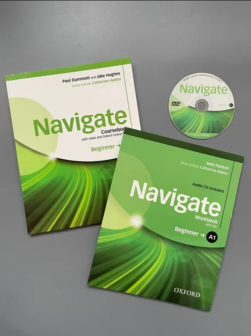 Navigate Beginner A1 Coursebook + Workbook + Audios (Downloadable CD)