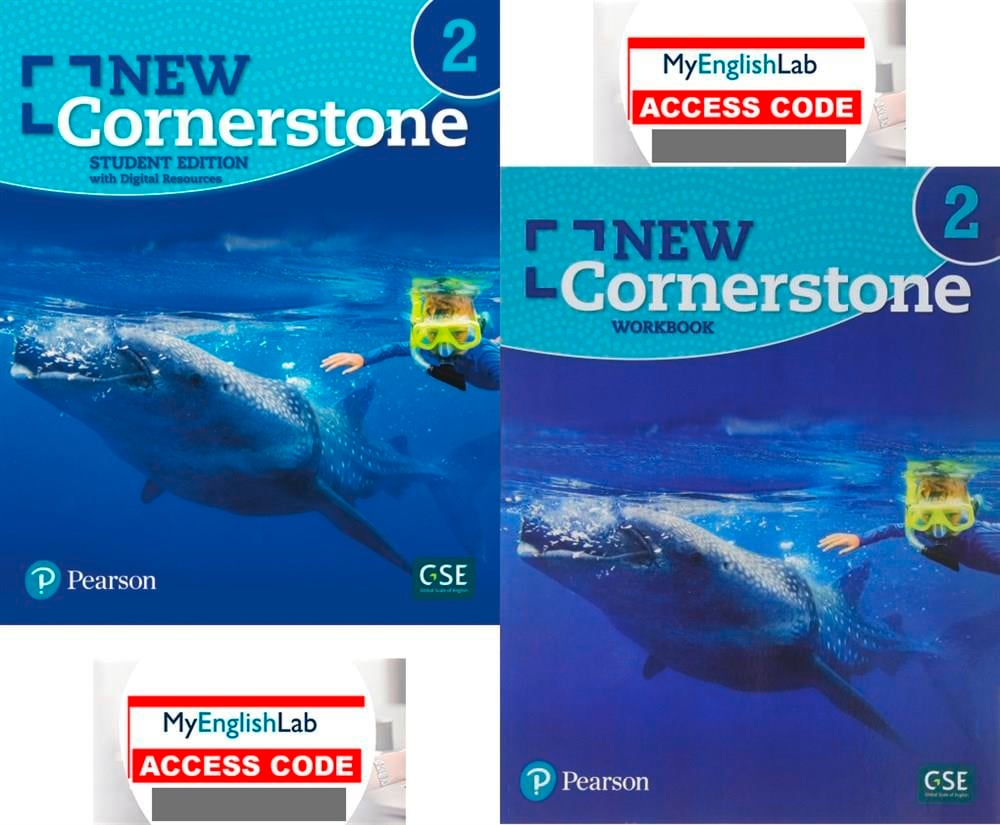 New Cornerstone 2 Student Edition + Workbook With Digital Resources  (Online Access Code lu)