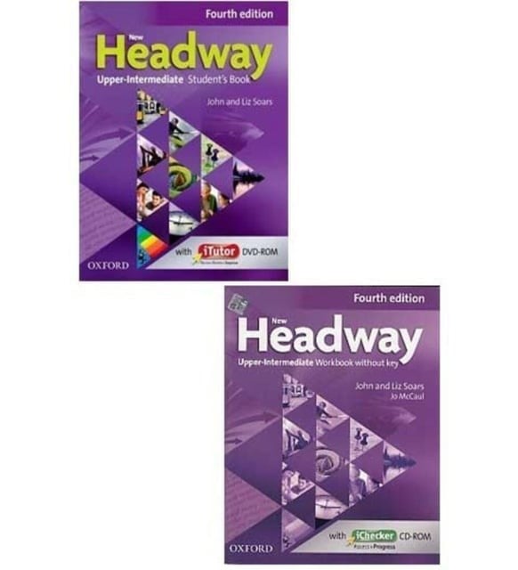New Headway Upper-intermediate Student's Book + Workbook+ CD 4th