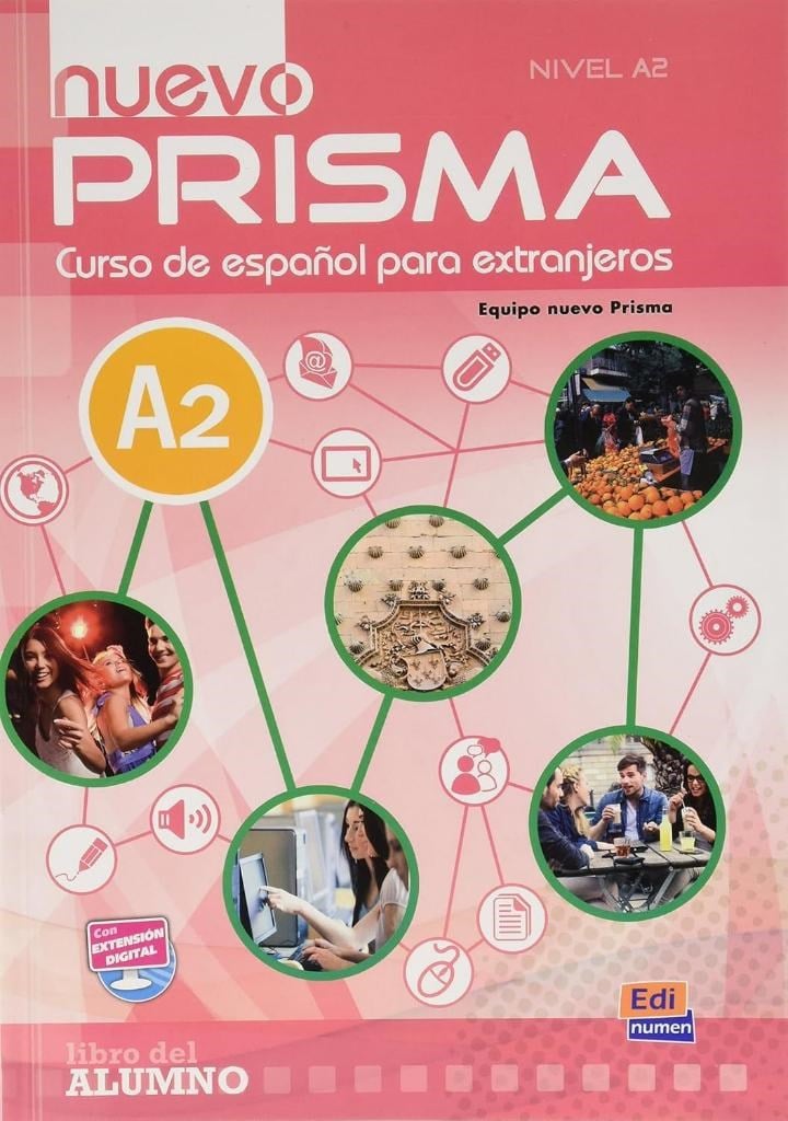 Nuevo Prisma A2 - Curso de Espanol Libro del Alumno + Ejercicios + CD
