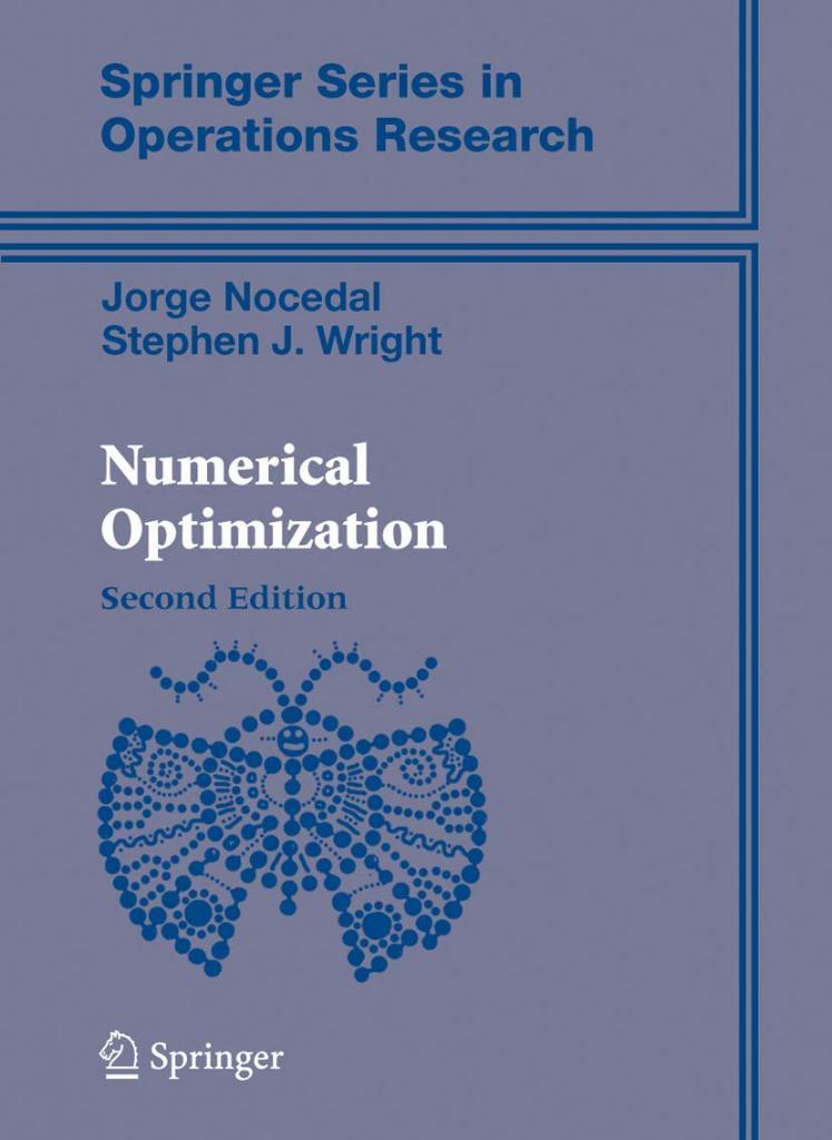Numerical Optimization 2nd Edition - Jorge Nocedal, Stephen Wright