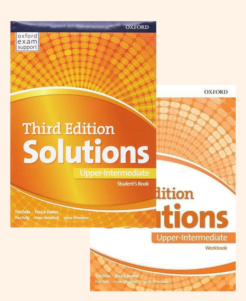 Oxford Solutions Third Edition Upper-intermediate Student's Book+Workbook+Downloadable CD