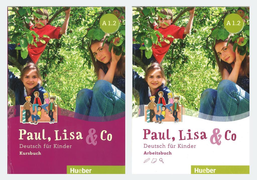 PAUL, LISA & CO  A1.2 Deutsch für Kinder Kurscbuh + Arbeitsbuch mit Audios