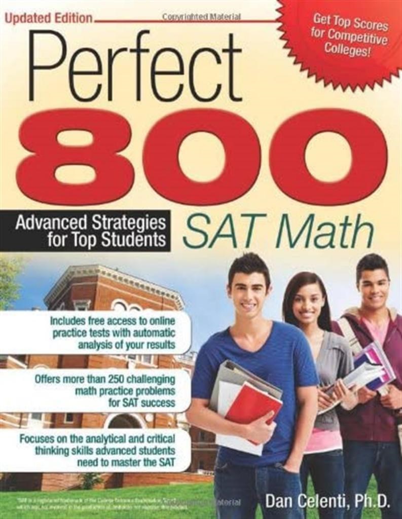 perfect 800 SAT math updated edition (dan celenti) 2014