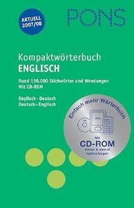 PONS Kompaktwörterbuch Englisch Deutsch