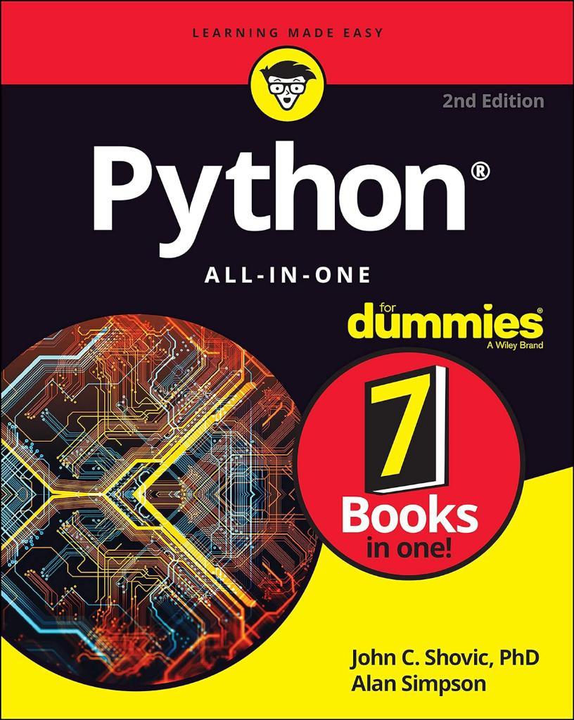 Python All–in–One For Dummies 2nd. Edition Shovic Simpson