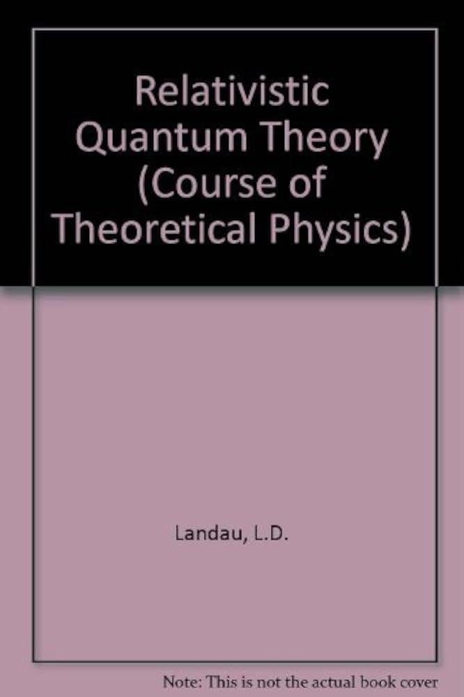 Relativistic Quantum Theory Part 1 Volume 4 (1971) (Landau Lifshitz Course Of Theoretical Physics) V.B. Berestetskii E. M. Lifshitz