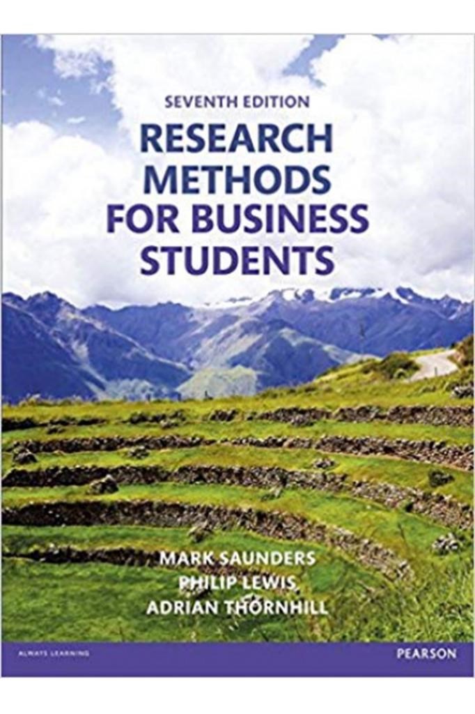 research methods for business students 7th (saunders, lewis, thornhill)