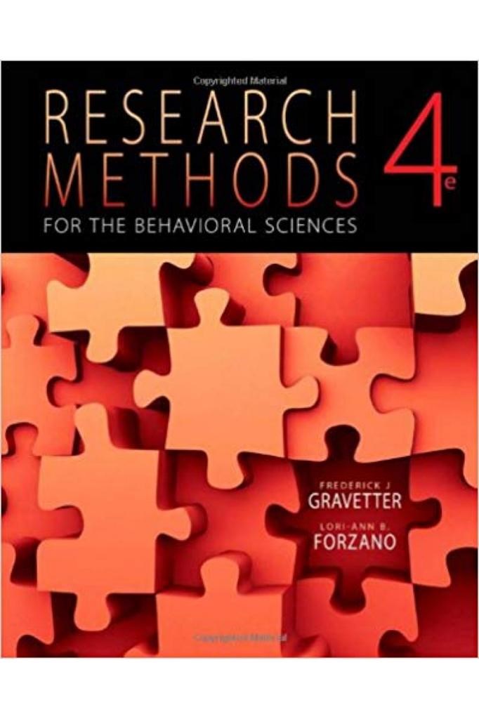 research methods for the behavioral sciences 4th (gravetter, forzano)