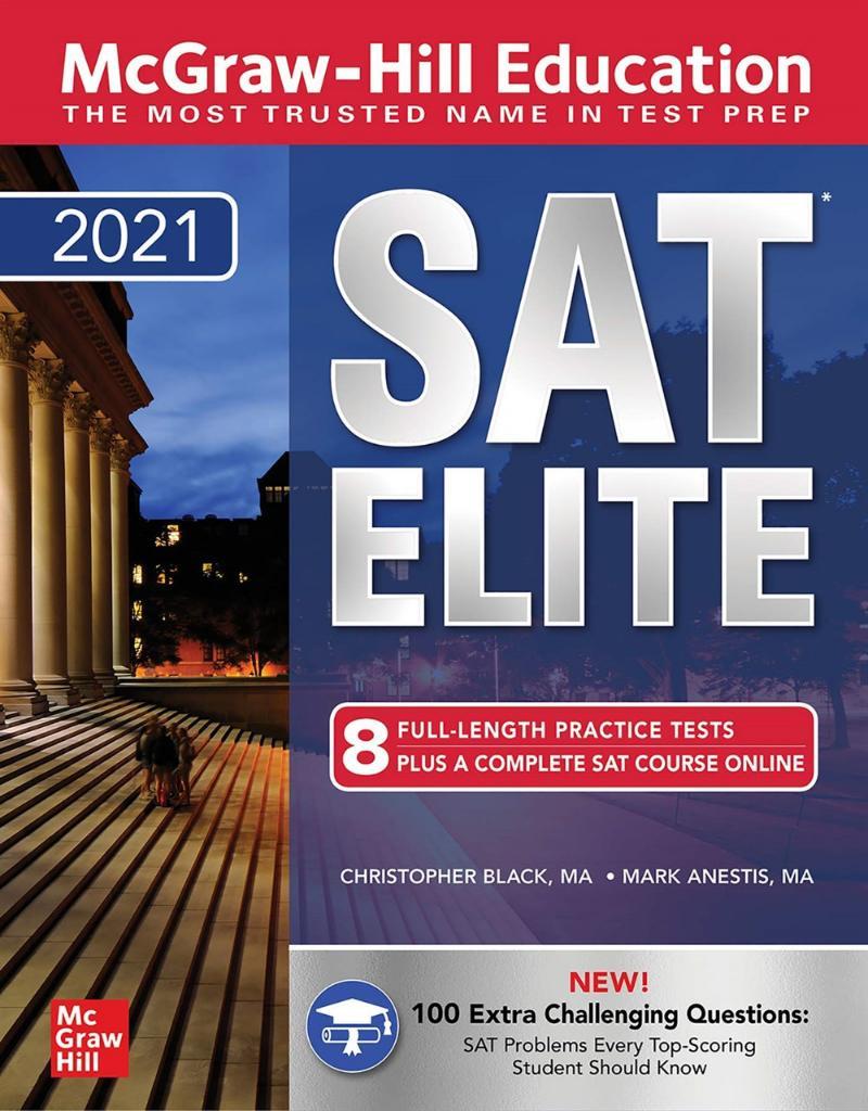 SAT Elite 2021 McGraw-Hill Education with ONLINE
