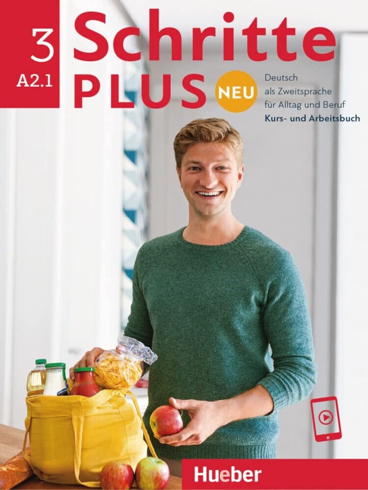 Schritte A2.1 (3) PLUS Neu Kurs Und Arbeitsbuch + Ar Teknolojisi Ile Kolay Öğrenme