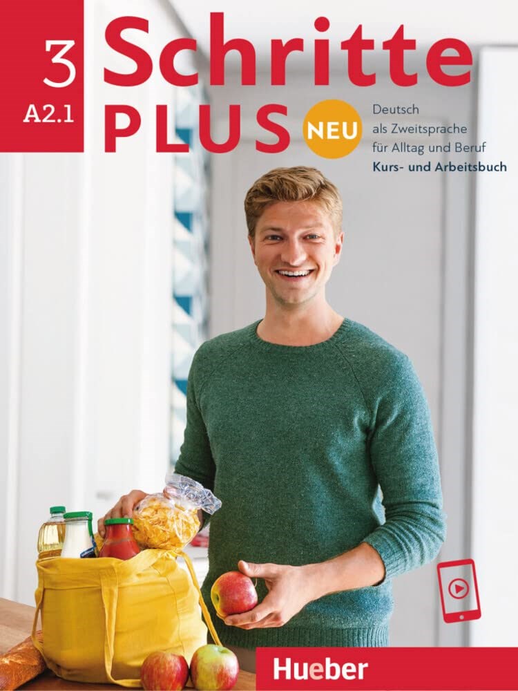 Schritte A2.1 (3) PLUS Neu Kurs Und Arbeitsbuch + Ar Teknolojisi Ile Kolay Öğrenme