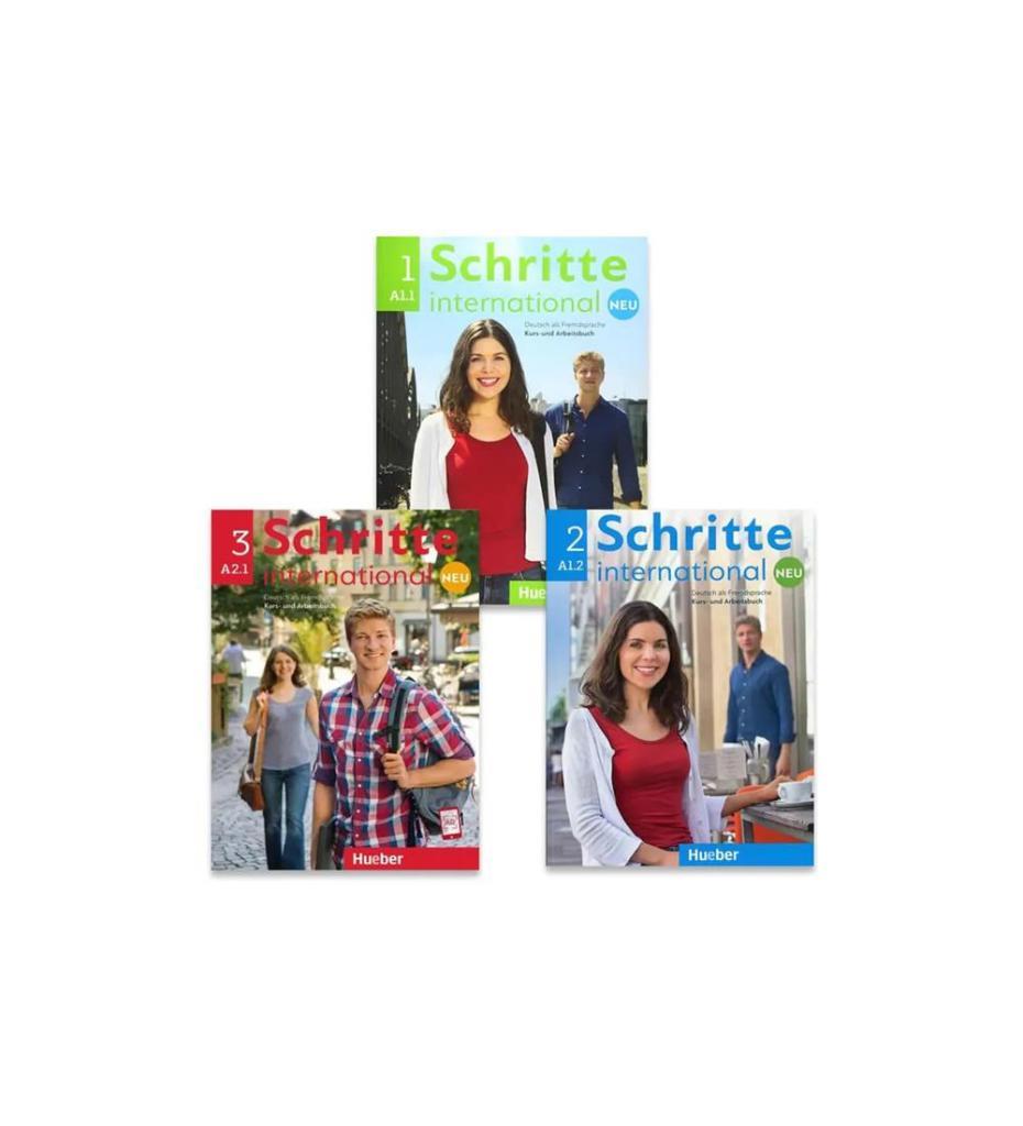 Schritte International Neu 1 ( A1.1 ) + Schritte International Neu 2 ( A1.2 ) + Schritte International Neu 3 ( A2.1 )