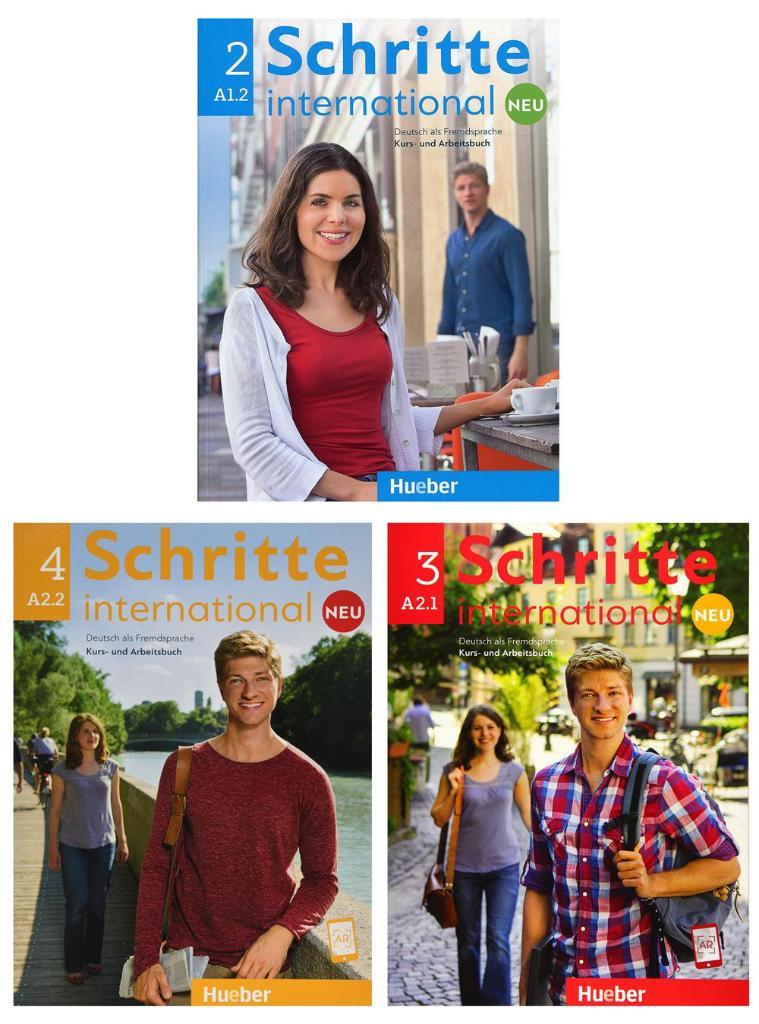 Schritte International Neu 2 ( A1.2 ) + Schritte International Neu 3 ( A2.1 ) + Schritte International Neu 4 ( A2.2 )