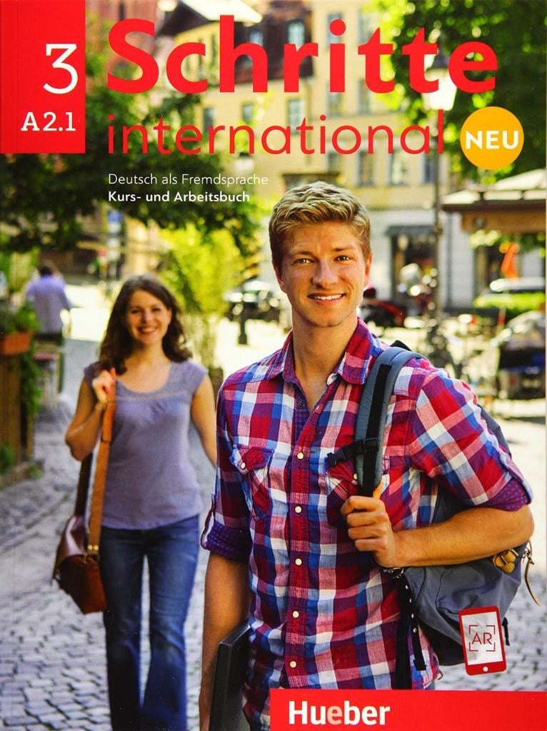 Schritte International Neu 3 ( A2.1 ) Kurs Und Arbeitsbuch + Ar Teknolojisi Ile Kolay Öğrenme