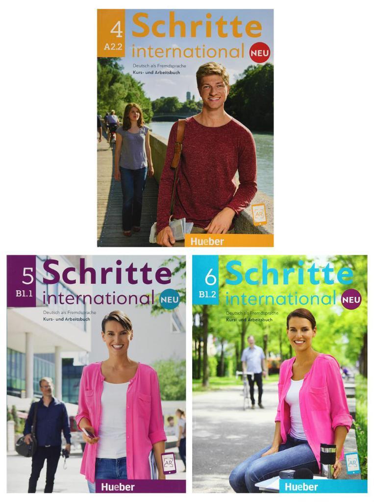 Schritte International Neu 4 ( A2.2 ) + Schritte International Neu 5 ( B1.1 ) + Schritte International Neu 6 ( B1.2 )