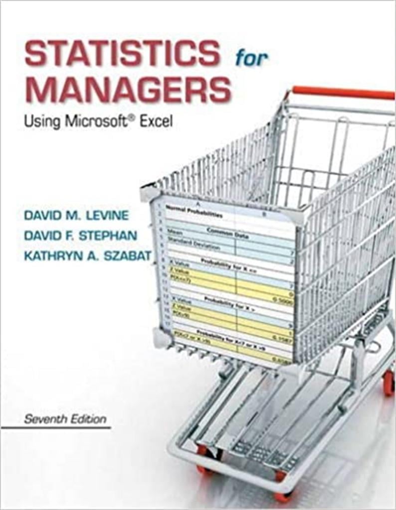 statistics for managers using microsoft excel 7th (levine, stephan)