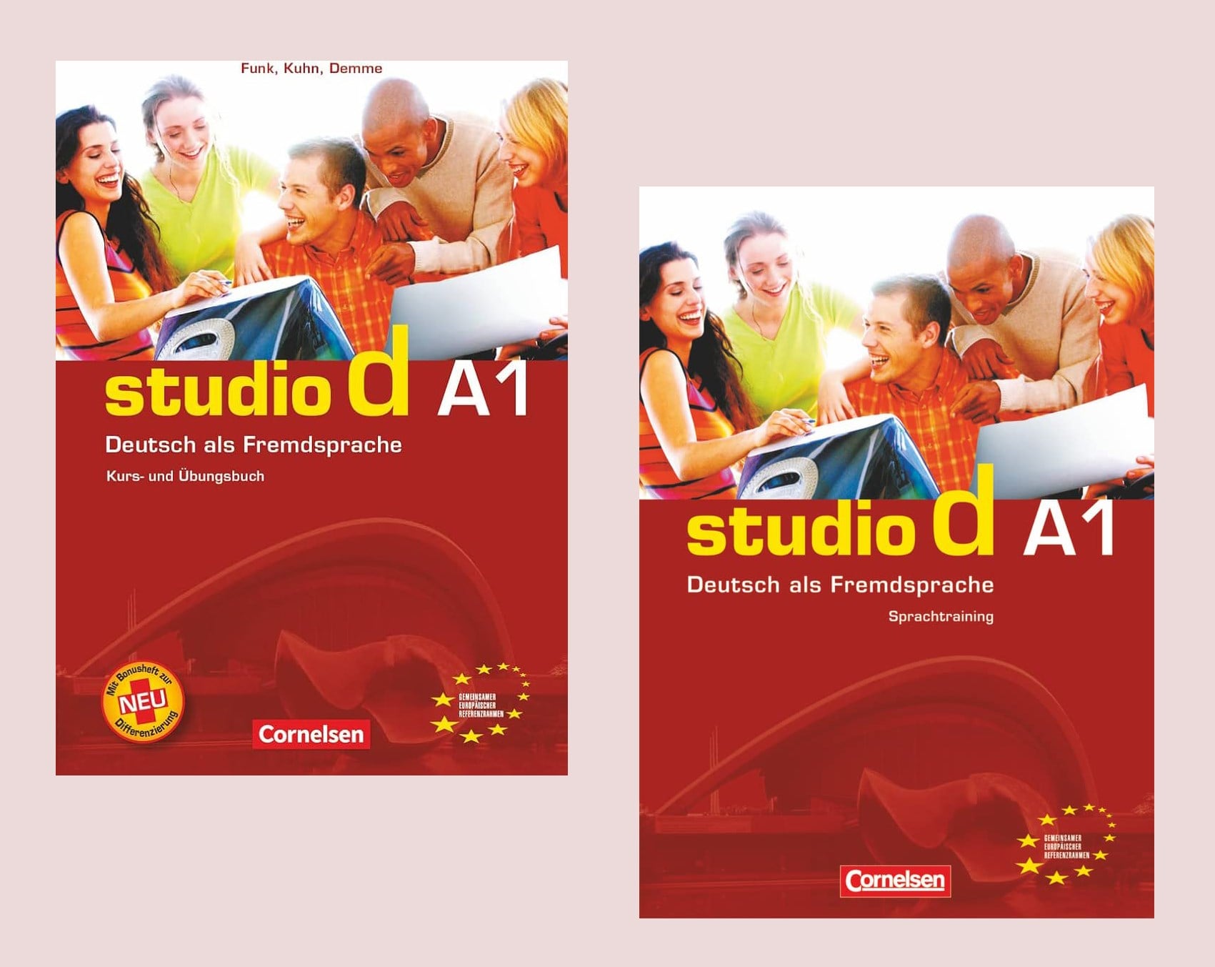Studio d: Kurs- und Ubungsbuch A1 + Sprachtraining mit Lerner-CD