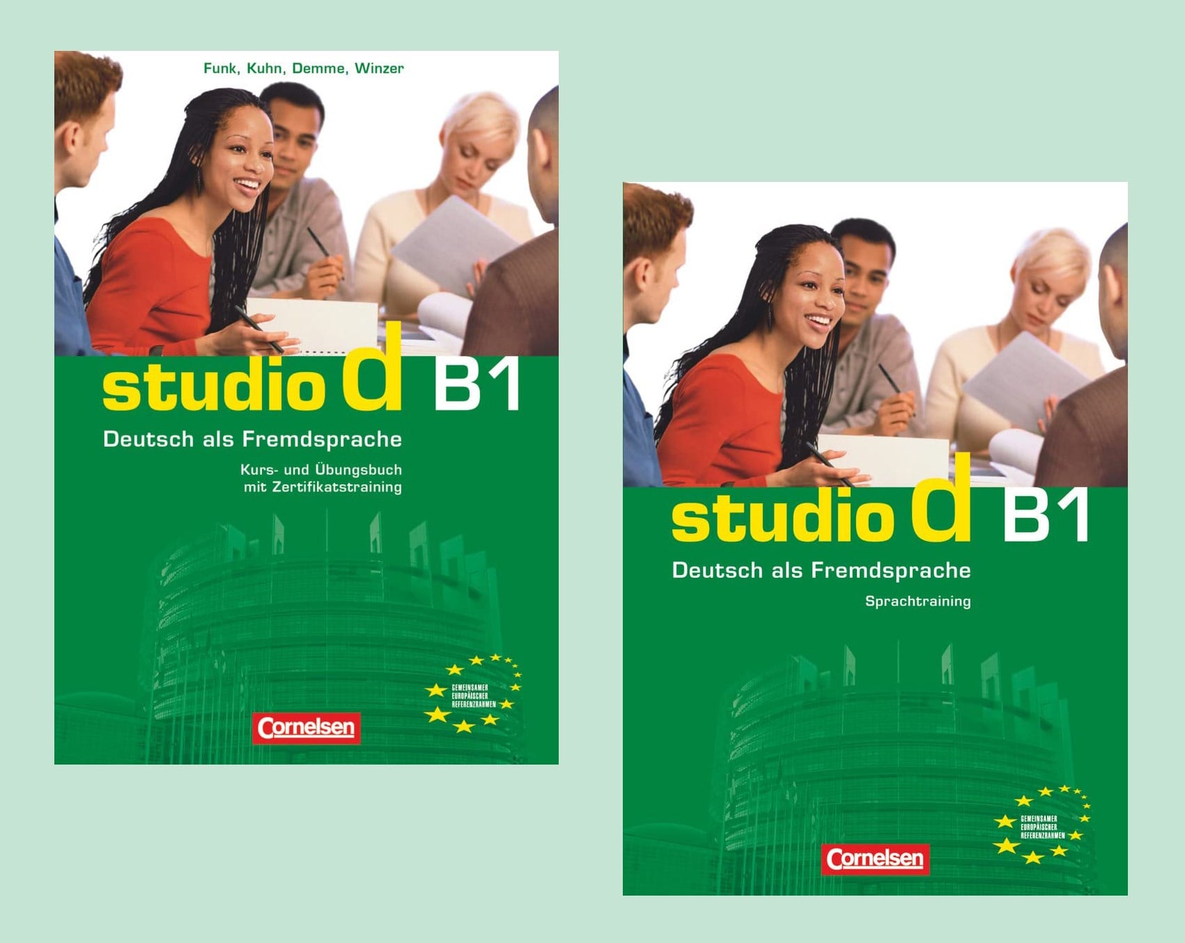 Studio d: Kurs- und Ubungsbuch B1 + Sprachtraining mit Lerner-CD