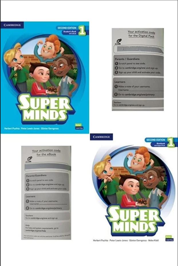 Super Minds Second Edition 1 Student's Book and Workbook with eBook and Digital Pack