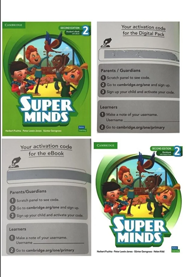Super Minds Second Edition 2 Student's Book and Workbook with eBook and Digital Pack