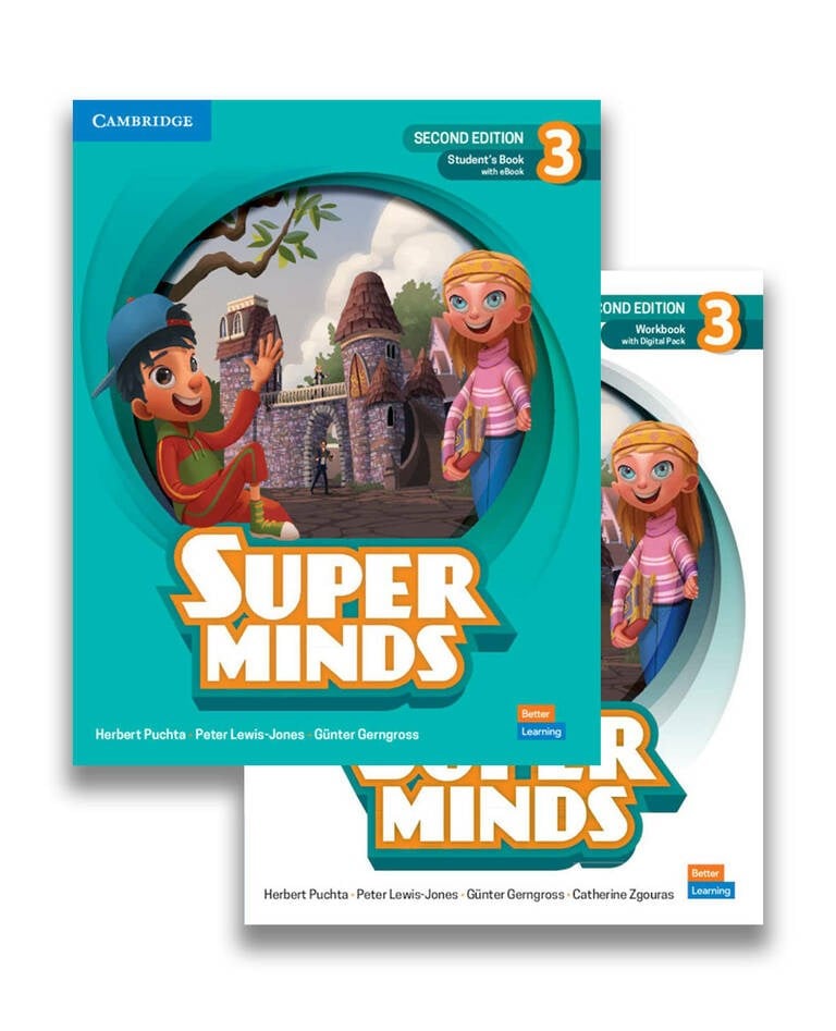 Super Minds Second Edition 3 Student's Book and Workbook 2nd Edition ( DVD  li versiyon – Online KOD YOKTUR )
