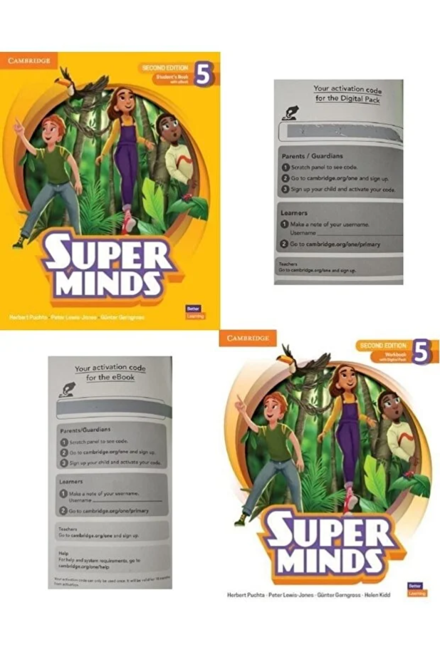 Super Minds Second Edition 5 Student's Book and Workbook with eBook and Digital Pack