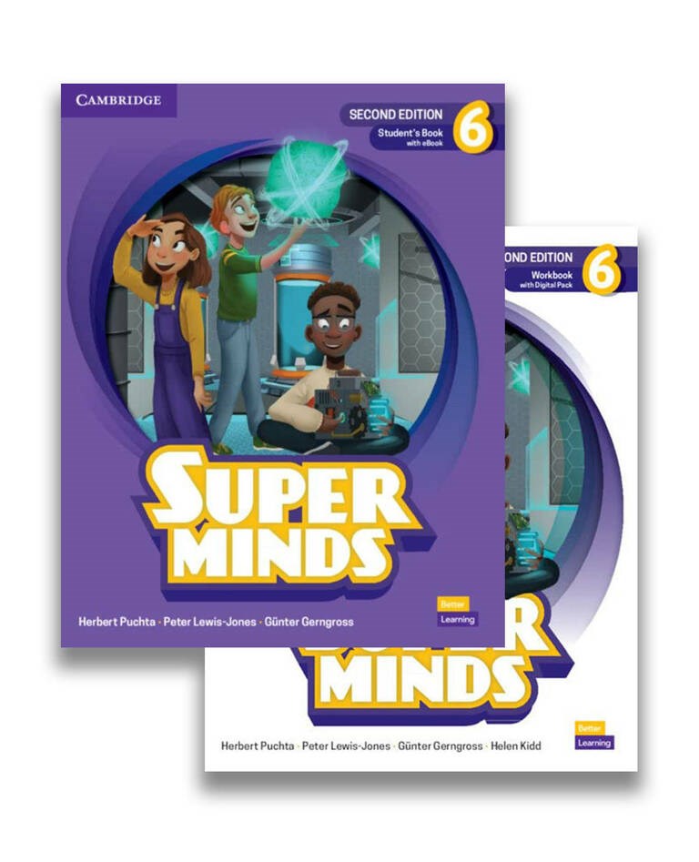 Super Minds Second Edition 6 Student's Book and Workbook 2nd Edition ( DVD  li versiyon – Online KOD YOKTUR )