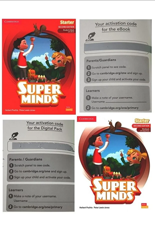 Super Minds Second Edition Starter Student's Book and Workbook with eBook and Digital Pack