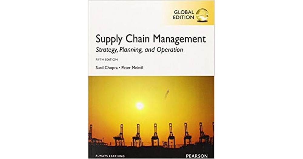 supply chain management 5th (sunil chopra, peter meindl)