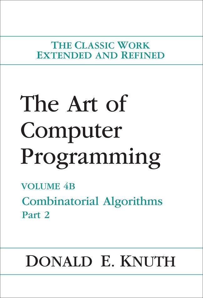 The Art of Computer Programming, The: Combinatorial Algorithms, Volume 4B, Part 2